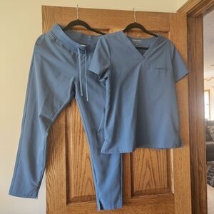 Blue Scrub Set